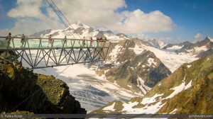 Viewing Platform above the Tiefenbach Glacier